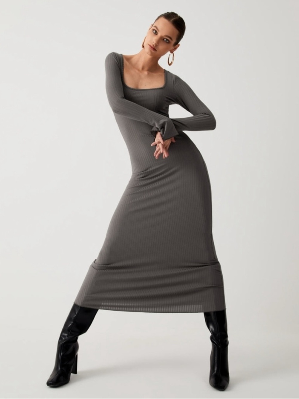 Commense Grey No Gall No Glory Knit Long